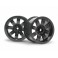 DISC.. RINGZ WHEEL BLACK (83X56MM/2PCS)