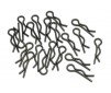Body Clip (8Mm/Black/20Pcs)