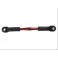 Turnbuckle, aluminum (red-anodized), camber link, rear, 49mm