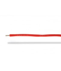 Fil silicone  20AWG (0,50mm²) rouge - 1m