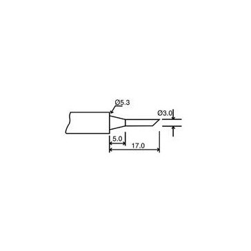 PANNE DE RECHANGE POINTE 3 pour VTSSC10N -20N - 30N