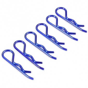 METALLIC BLUE LARGE CLIPS