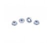 Serrated M4 Steel Wheel Nut pk4
