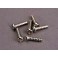 Screws, 2.6x10mm roundhead self-tapping (6)