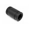 DISC.. SILICONE EXHAUST COUPLING 15x25x40mm (BLACK)