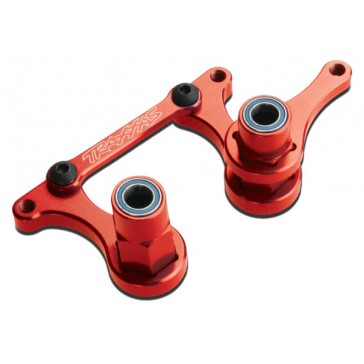 Steering bellcranks, drag link (red-anodized T6 aluminum)/ 5