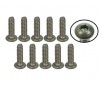 DISC.. n°4-40 x 3/8 Titanium Button Head Hex Socket - Machine (10 Pcs