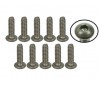 n°4-40 x 3/8 Titanium Button Head Hex Socket - Machine (10 Pcs)