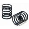 DISC.. SHOCK SPRING 13X20X1.7MM 6.5 COILS (SILVER/2PCS) - (R40)