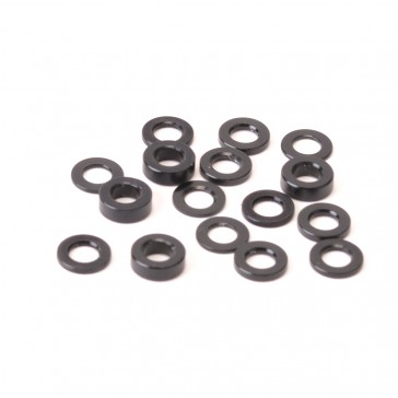 SPEED PACK - Alloy Black M3 Washers - 18pc