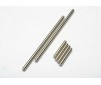 Suspension pin set (front or rear, hardened steel), 3x20mm (
