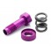 DISC.. SERVO SAVER PIPE AND NUT SET (PURPLE) (R40)