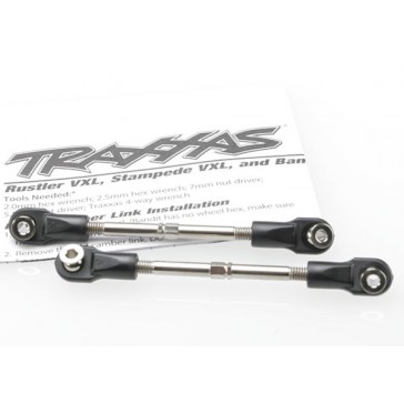 Turnbuckles, toe link, 59mm (78mm center to center) (2) (ass