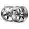 DISC.. TE37 WHEEL 26MM CHROME (3MM OFFSET)