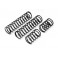 DISC.. SHOCK SPRING 23X155X2.4MM 17.5 COILS (BLACK/2PCS)