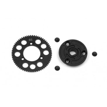 Steel Spur Gear 65T : 48 + Composite Spur Gear Adapter