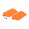 DISC.. Flybar Paddle Set: Orange: B450 3D: B400