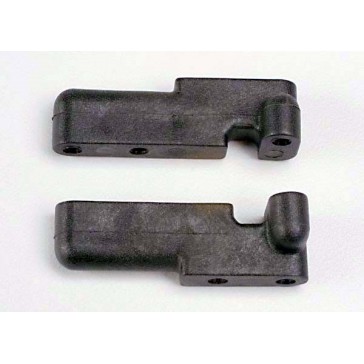 Servo mounts, steering/ shift (f&r) (black)