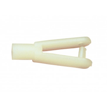 DISC.. Plastic clevis, 19 mm, 10 pcs.