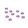 DISC.. 4mm Countersunk Washer.Purple (10)