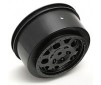 DISC.. SC10 KMC REAR WHEELS BLACK no hex