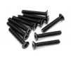 Flat Head Screw M3X18Mm (Hex Socket/10Pcs)