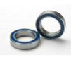 Ball bearings, blue rubber sealed (12x18x4mm) (2)