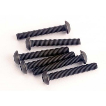 Screws, 3x20mm button-head machine (hex drive) (6)