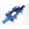 Chassis, Revo (3mm 6061-T6 aluminum) (anodized blue)