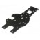 DISC.. BAJA 5b - REAR CHASSIS PLATE (WOVEN GRAPHITE)