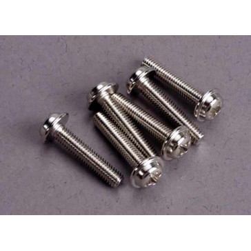 Screws, 3x15mm washerhead machine (6)
