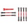 Turnbuckles, aluminum (red-anodized), camber links, 58mm (4)