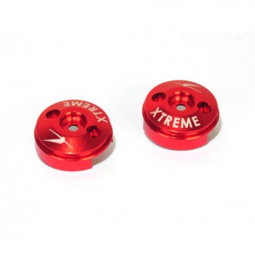 DISC.. Aluminium Covers for Carbon Blade (Red, 2 pcs) -B350QX