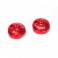 DISC.. Aluminium Covers for Carbon Blade (Red, 2 pcs) -B350QX