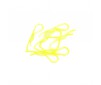 Body Clip 1/8 - Fluorescent Yellow (6)