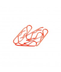 Body Clip 1/8 - Fluorescent Red (6)