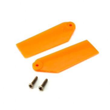 DISC.. Tail Rotor Blade Set, Orange: 130 X