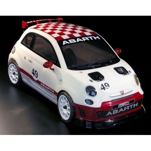 Queens of the road 500 ABARTH ASSETTO CORSE 1/9 RC car RTR Kit - MCM Group