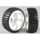 Off-Road Buggy tires M narrow glued, 2pcs.