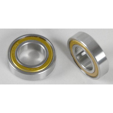 ball bearing 15x28x7w. grease filling, 2pcs.