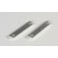 Alum. brake plates, 2pcs.
