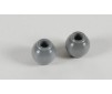 Alum. joint ball Ø 10x9,5mm, 2pcs.