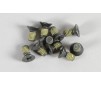 Counters. screw w. safety device M4x8, 10pcs.