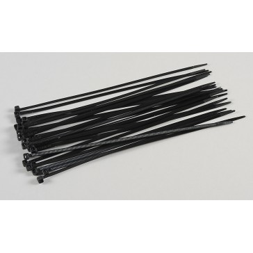 Cable clamps black, 4,8x290mm, 25pcs.