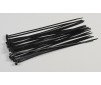 Cable clamps black, 4,8x290mm, 25pcs.