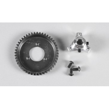 Steel gearwheel 48 teeth w.adapter, set