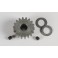 Steel gearwheel 18 teeth,2-speed, 1pce.