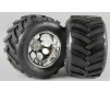 Monster Truck tires S, 14mm, glued, 2pcs.