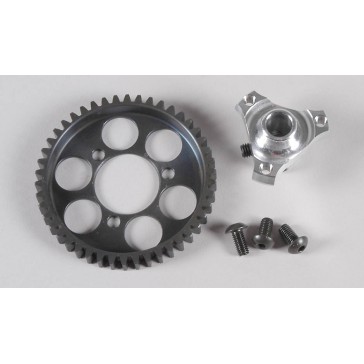 Steel gearwheel 44 teeth w.adapter, set