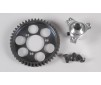 Steel gearwheel 44 teeth w.adapter, set